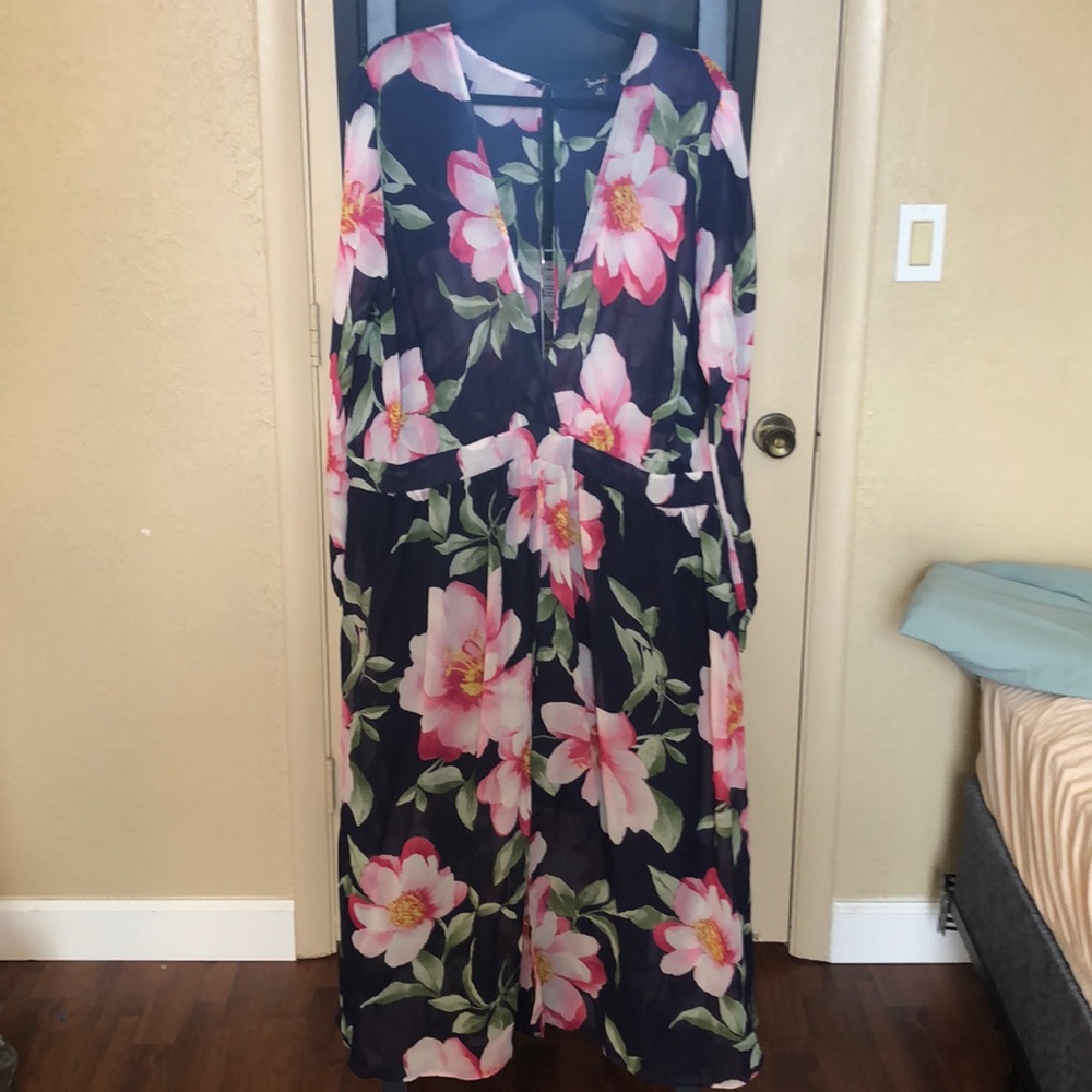 Floral Sheer Romper